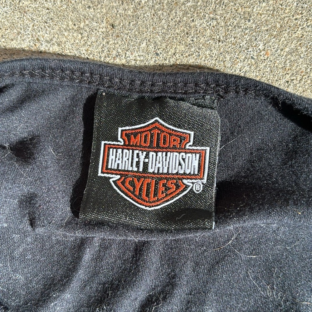 Vintage Harley Davidson Layered Top - Picture 5 of 6